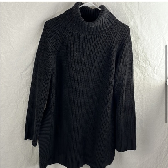 Kate spade xs turtle neck tunic sweater side slits - Picture 4 of 8